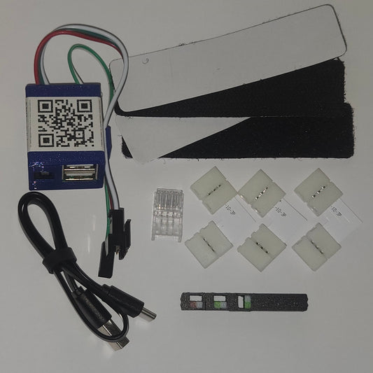 Level Shifter & Power Adaptor (v3) for 5-Volt RGB LED Strip (WLED, Hyperion, Etc)